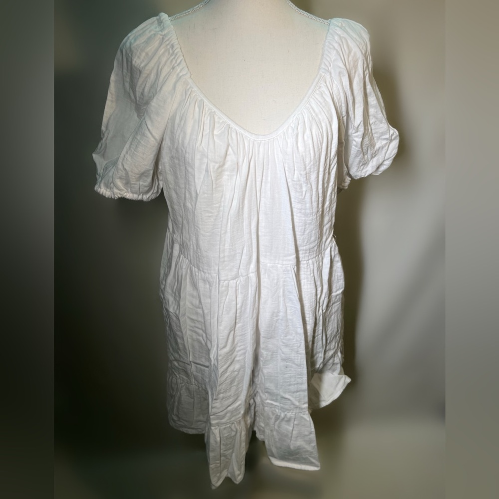NWT!! Casual White Boho Dress